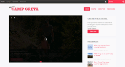 Desktop Screenshot of campgreta.com