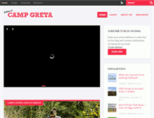 Tablet Screenshot of campgreta.com